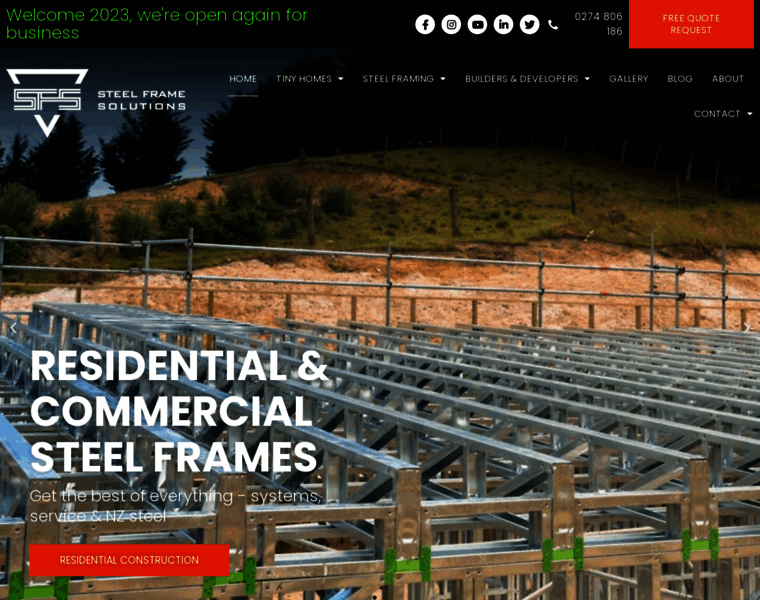 Steelframesolutions.co.nz thumbnail