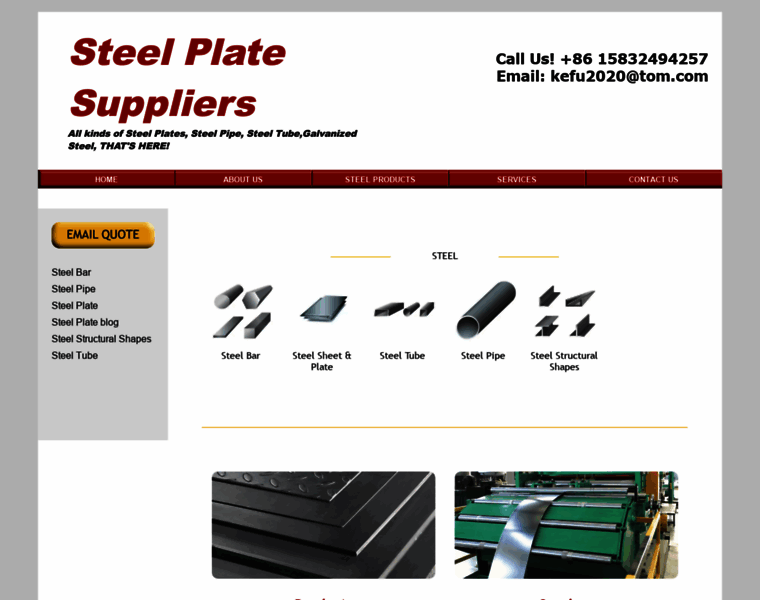 Steelplatesuppliers.com thumbnail