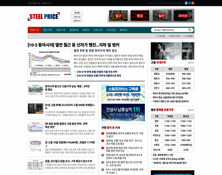 Steelprice.co.kr thumbnail