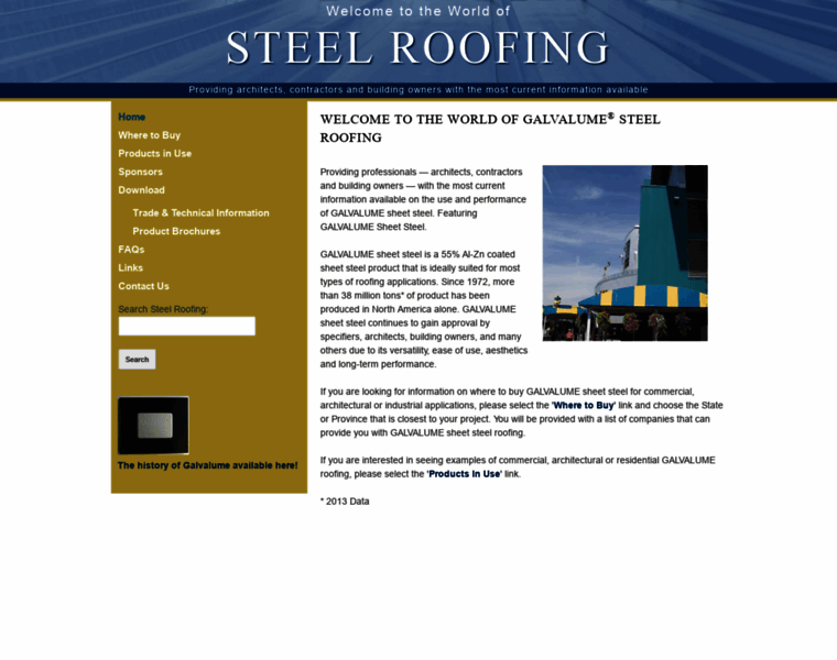 Steelroofing.com thumbnail