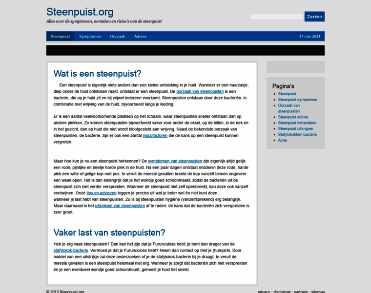 Steenpuist.org thumbnail