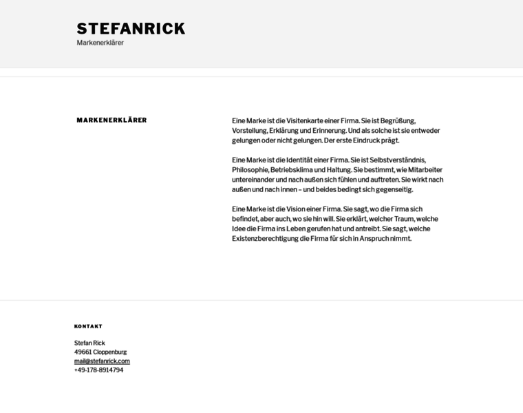 Stefanrick.com thumbnail