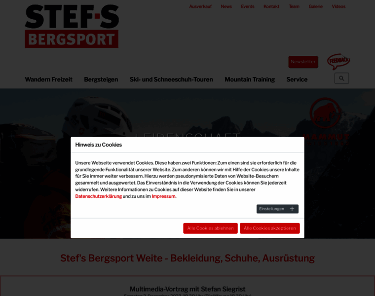 Stefs-bergsport.ch thumbnail