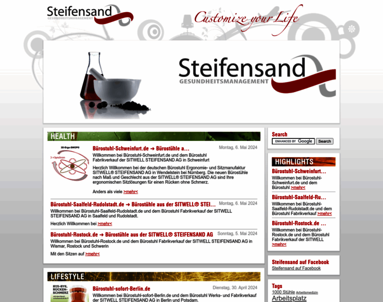 Steifensand.com thumbnail