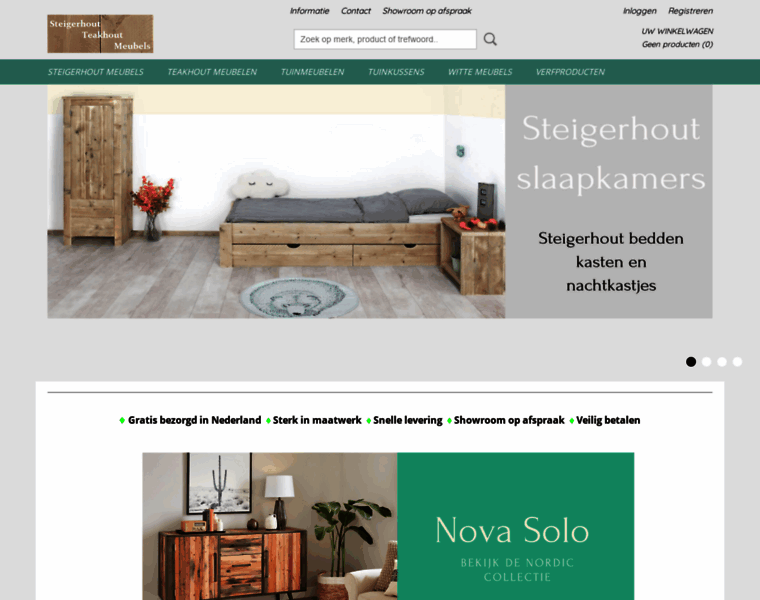 Steigerhout-teakhout-meubels.nl thumbnail