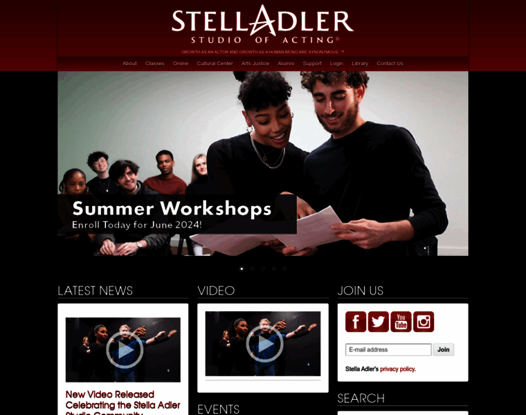 Stellaadler.com thumbnail