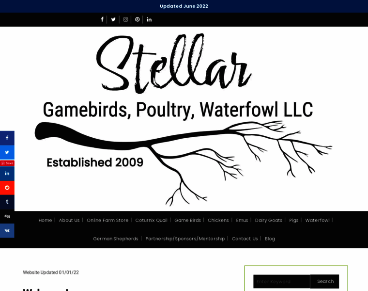 Stellargamebirds.net thumbnail