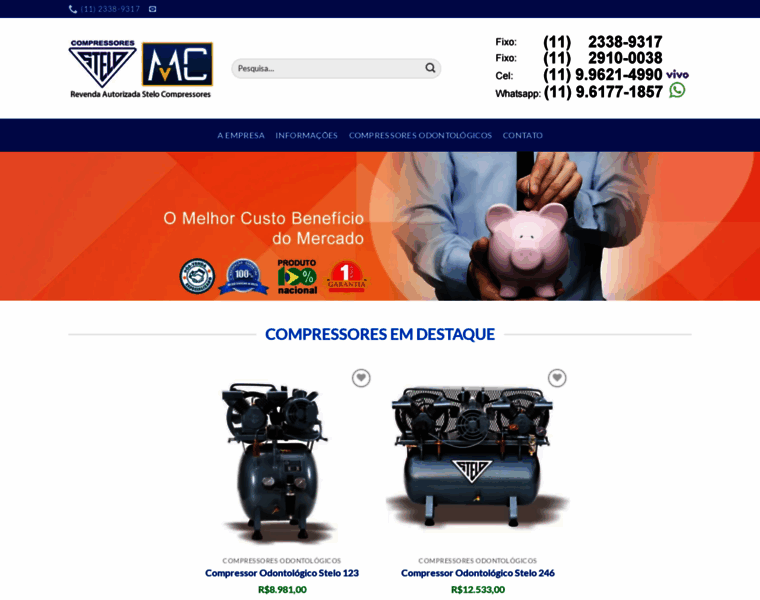 Stelocompressores.com.br thumbnail