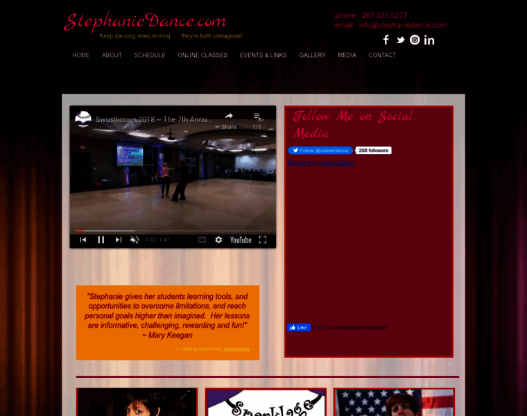 Stephaniedance.com thumbnail