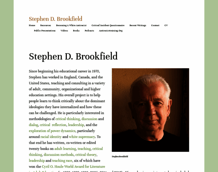 Stephenbrookfield.com thumbnail