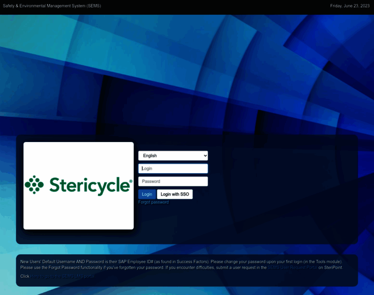 Stericycle.appsint.com thumbnail