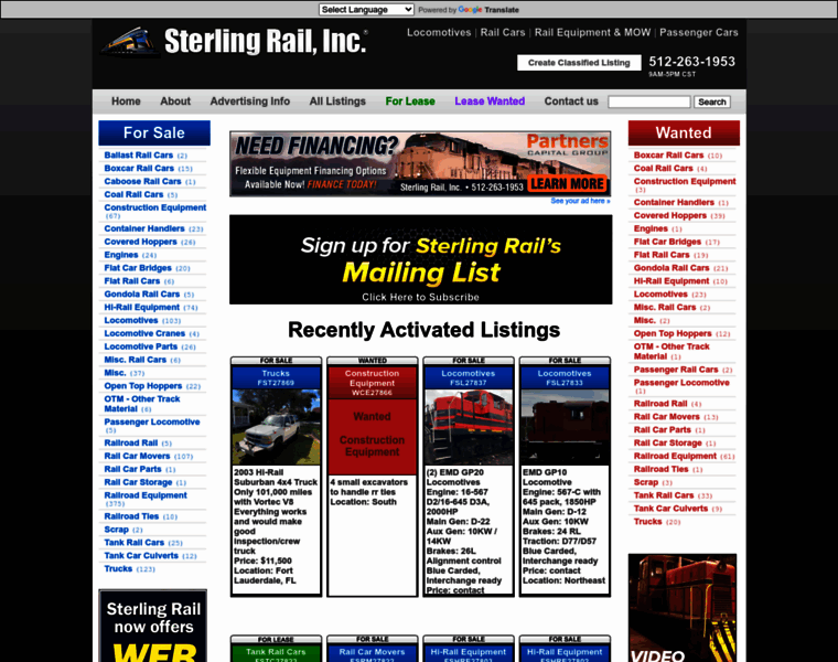 Sterlingrail.com thumbnail