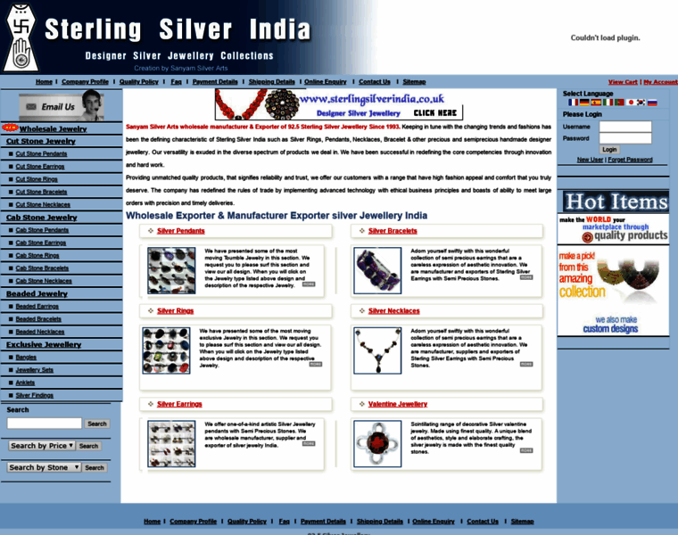Sterlingsilverindia.co.in thumbnail