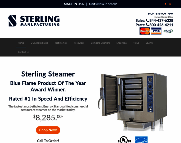 Sterlingsteamers.com thumbnail