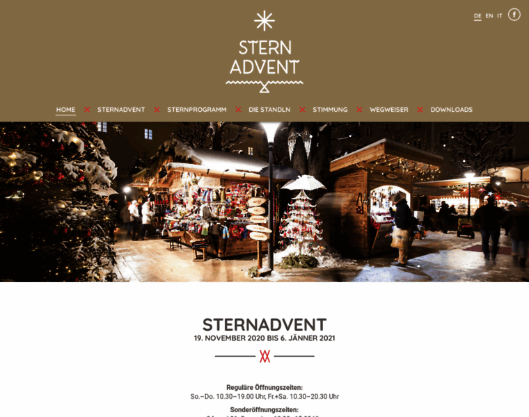Sternadvent.at thumbnail