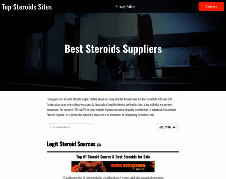 Steroids.top thumbnail