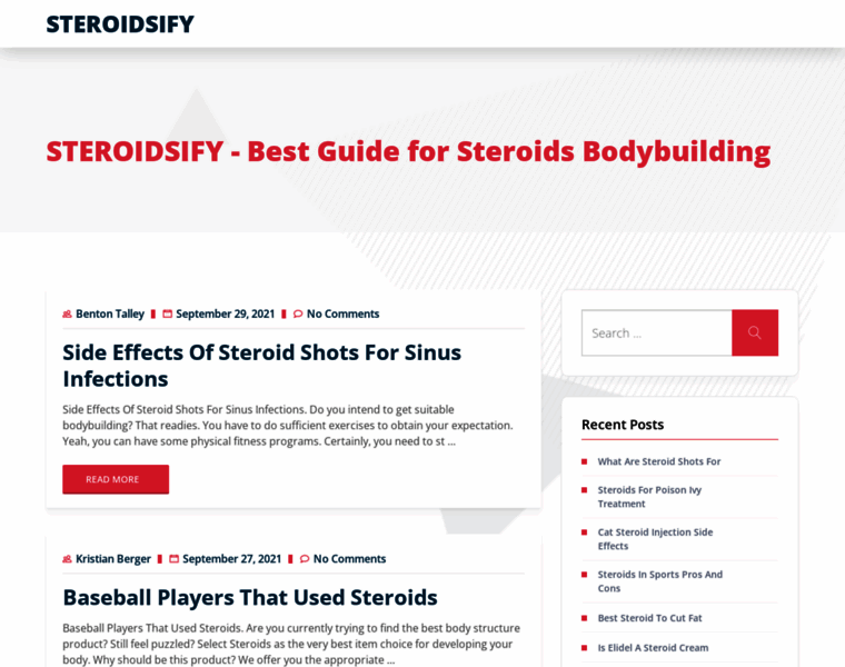 Steroidsify.com thumbnail
