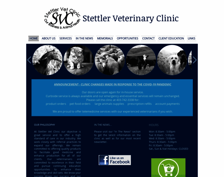 Stettlervetclinic.com thumbnail