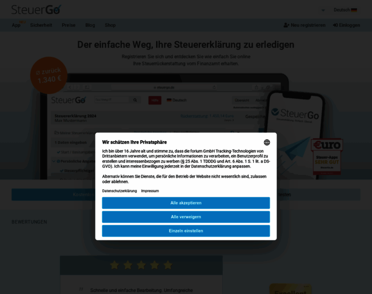 Steuergo.de thumbnail Steuergo.de thumbnail