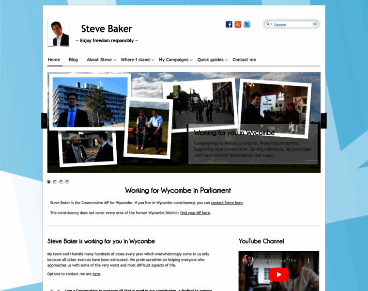 Stevebaker.info thumbnail