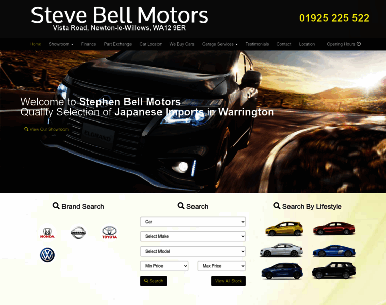 Stevebellmotors.co.uk thumbnail