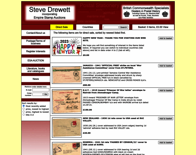 Stevedrewett.com thumbnail