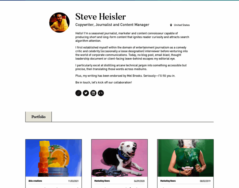 Steveheisler.com thumbnail