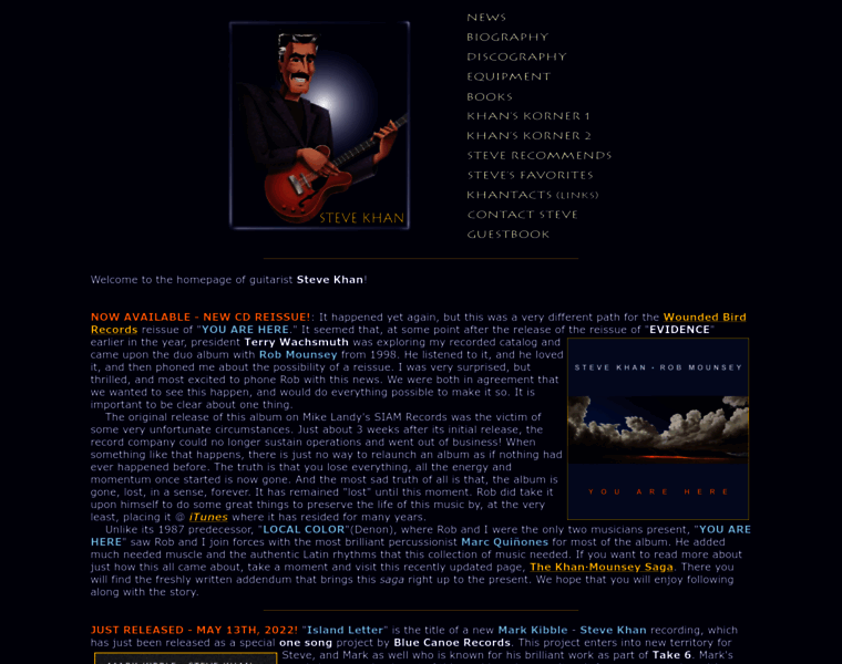 Stevekhan.com thumbnail Stevekhan.com thumbnail