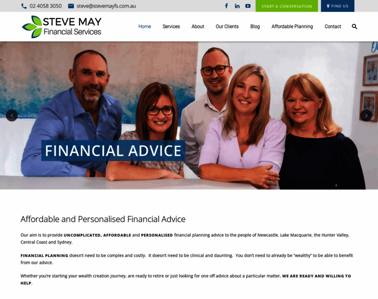 Stevemayfinancialservices.com.au thumbnail