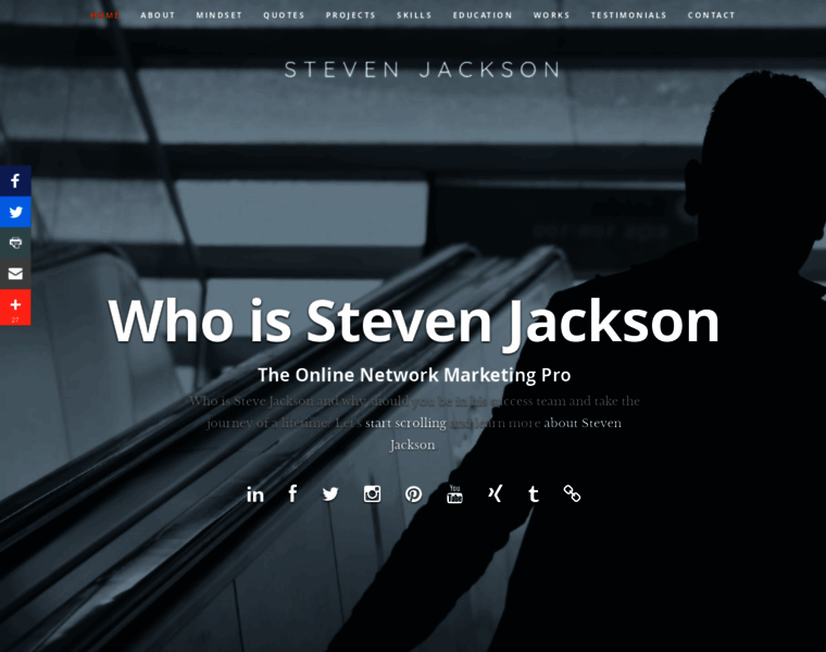 Steven-jackson.com thumbnail