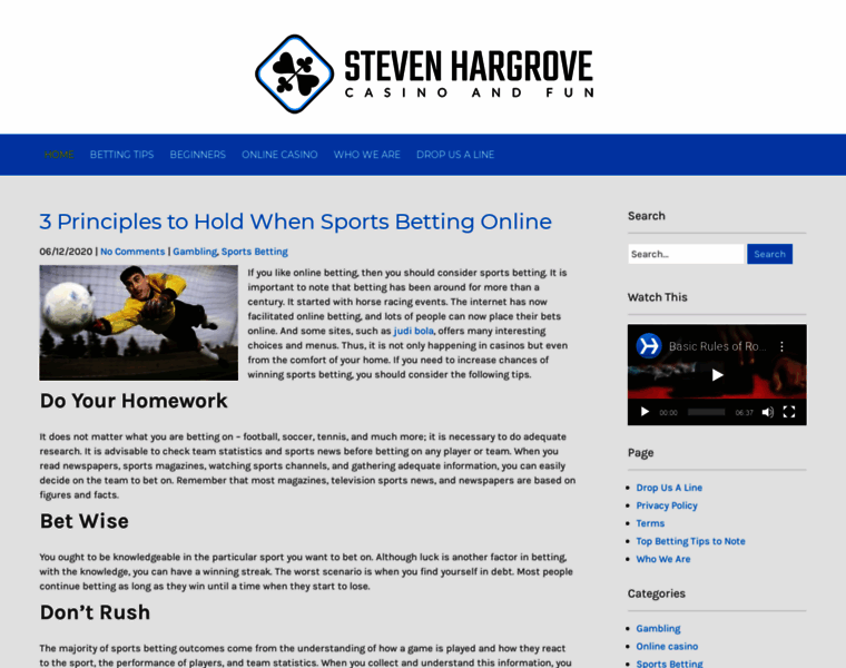 Stevenhargrove.com thumbnail