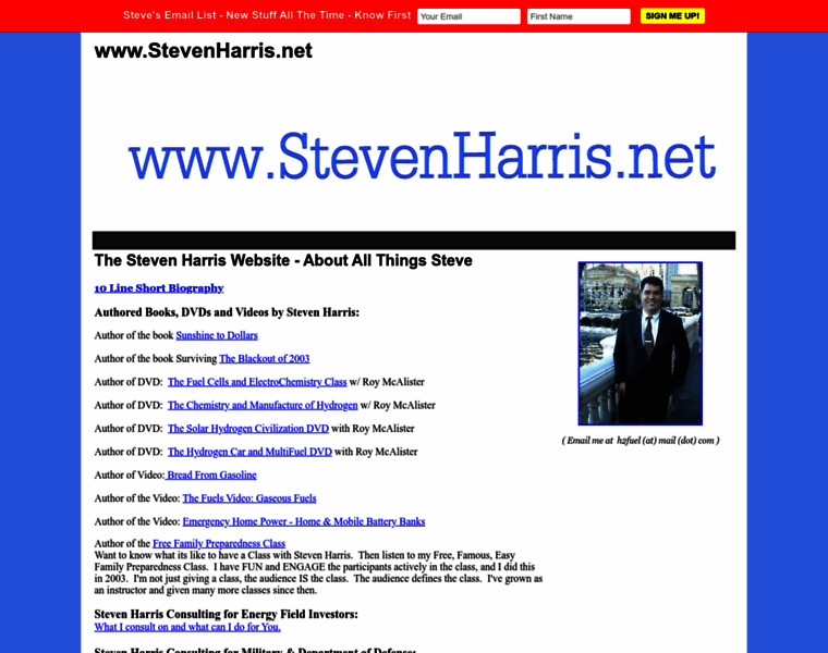 Stevenharris.net thumbnail