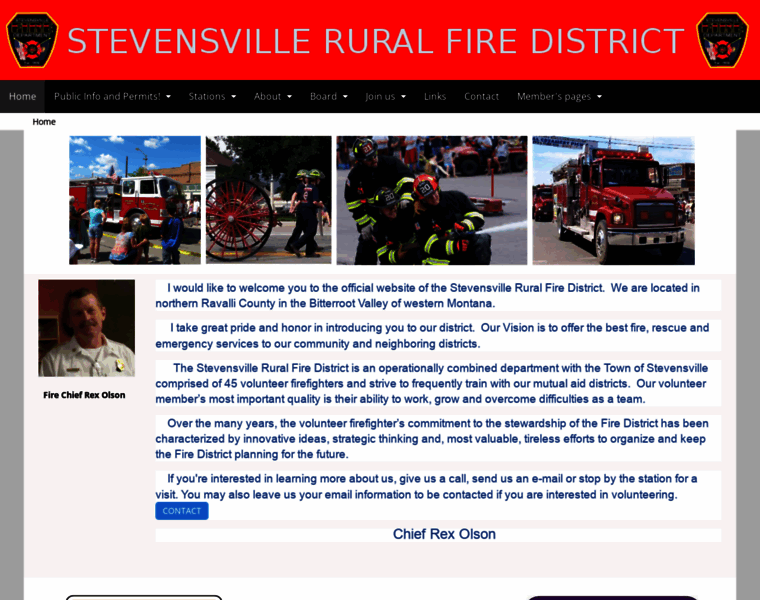 Stevensvilleruralfire.com thumbnail