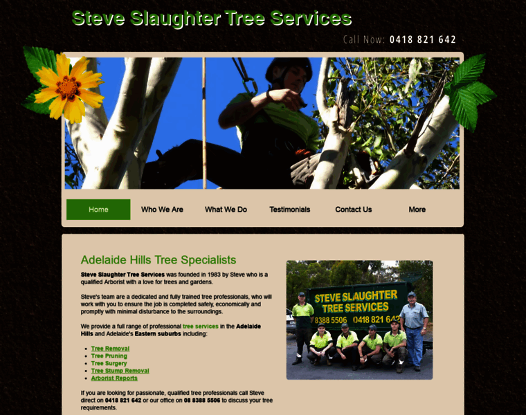 Steveslaughtertreeservices.com.au thumbnail