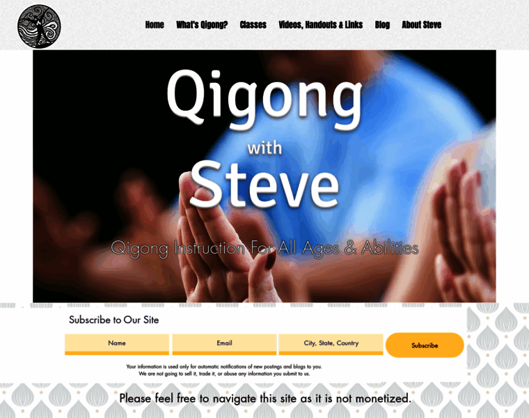 Stevesqigong.com thumbnail