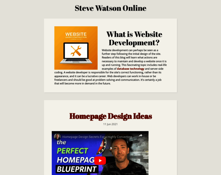 Stevewatsononline.com thumbnail