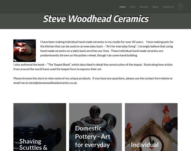 Stevewoodheadceramics.co.uk thumbnail