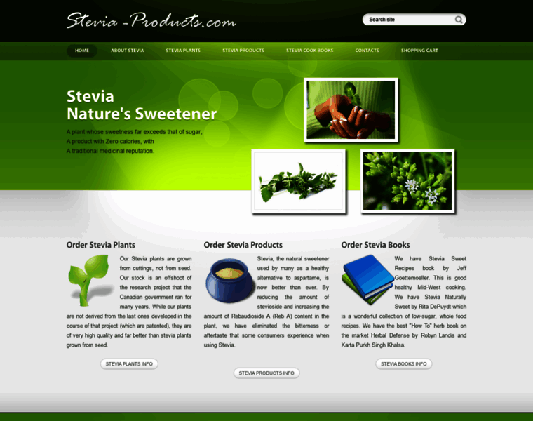 Stevia-products.com thumbnail