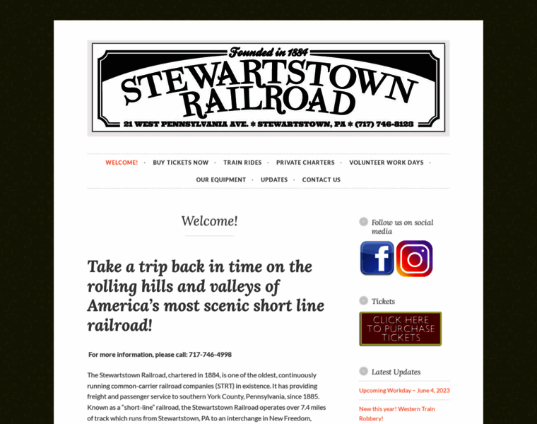 Stewartstownrailroadco.com thumbnail