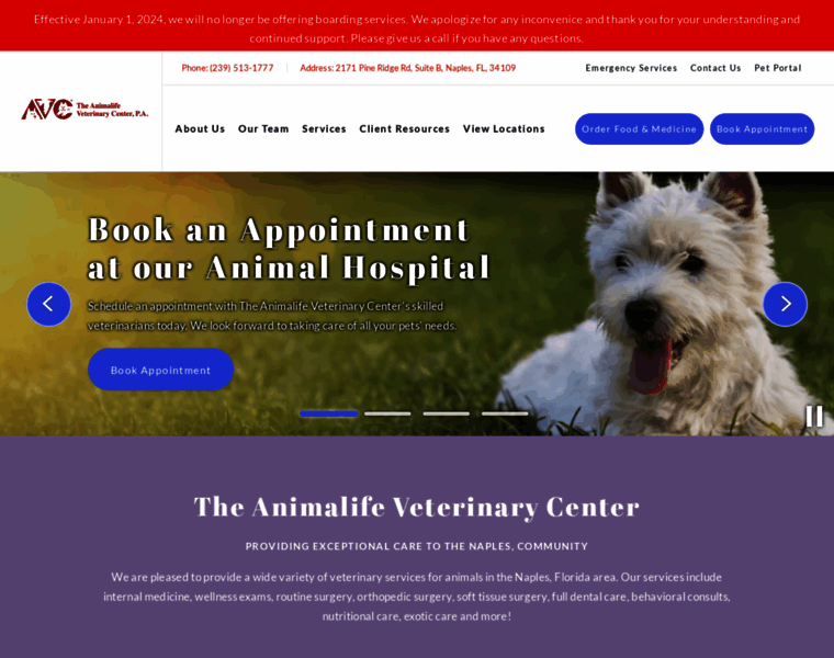 Stfrancisanimalclinicnaples.com thumbnail