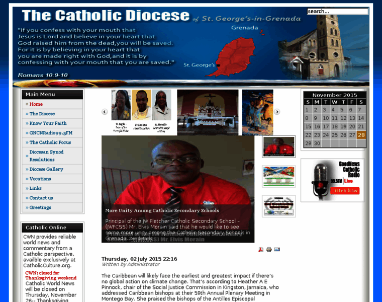 Stgdiocese.org thumbnail