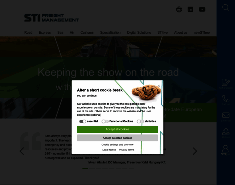 Sti-freight-management.com thumbnail