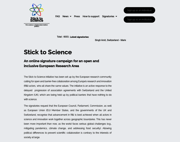 Stick-to-science.eu thumbnail