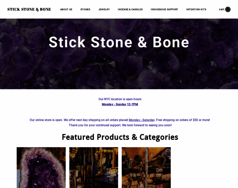 Stickstonebone.com thumbnail