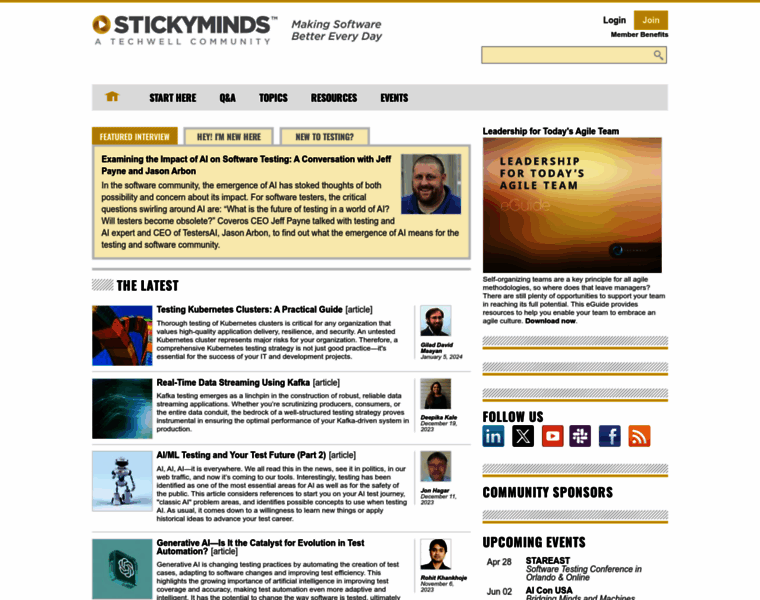 Stickyminds.com thumbnail