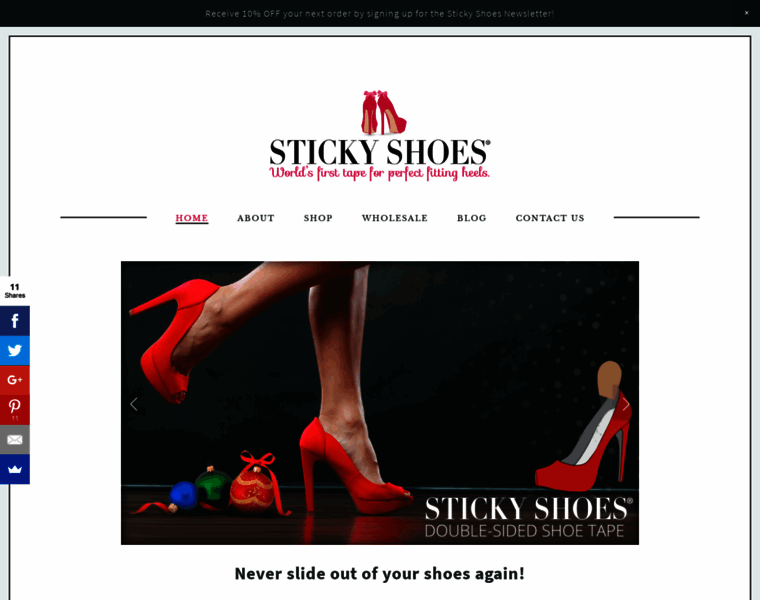 Stickyshoes.com thumbnail