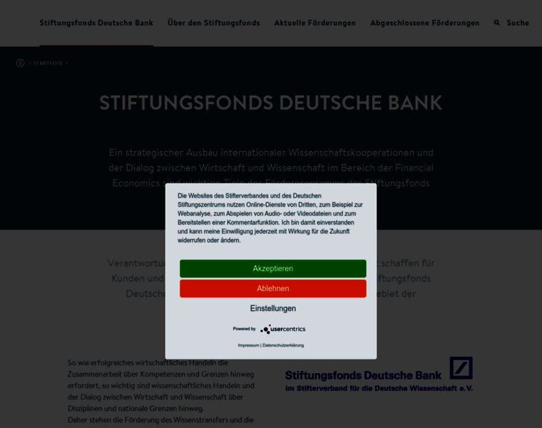 Stiftungsfonds-deutsche-bank.de thumbnail