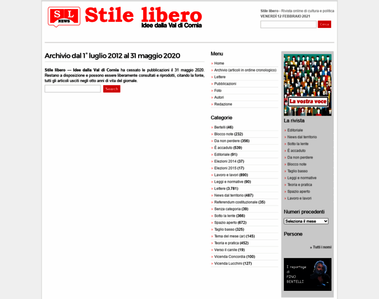 Stileliberonews.org thumbnail