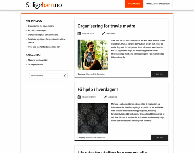 Stiligebarn.no thumbnail