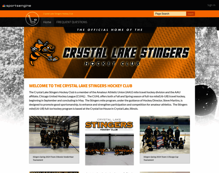 Stingershockey.com thumbnail